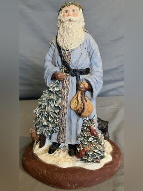 June C. McKenna 1985 Christmas Woodland Santa number 3932/4000